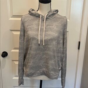 Vuori Light Gray Camouflage Sweatshirt